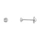 Pendientes Oro Blanco Circonita