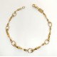 Pulsera de Oro 18 Kilates  Espiral Círculos