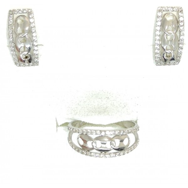 Conjunto Oro 18 Blanco 18 KILATES