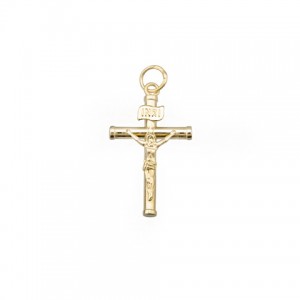 Cruz de Oro de 18 Kilates con Cristo