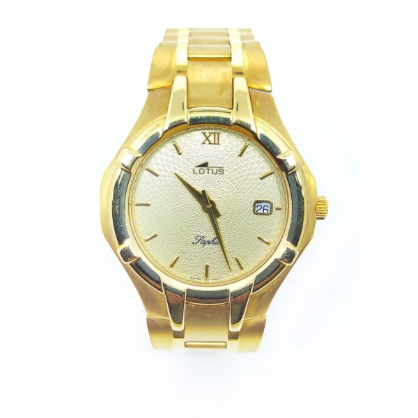 Reloj de Oro de 18 Kilates Hombre Lotus