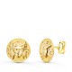 Pendientes Oro de 18 Kilates Medusa