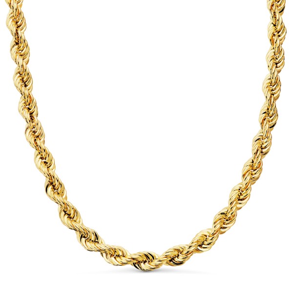 Cordón de Oro de 18 Kilates 6 mm