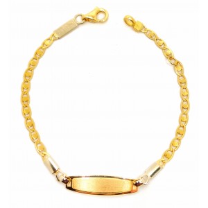 Pulsera de Oro 18 KILATES Esclava Oro Niño/Niña