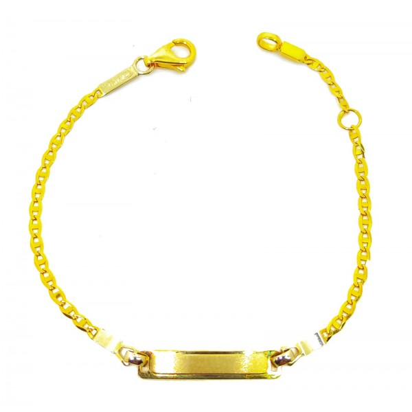 Pulsera de Oro 18 Kilates Esclava Niño/Niña