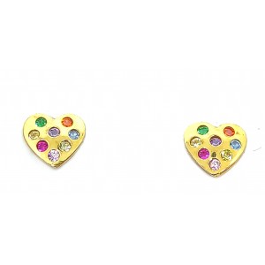 Pendientes Oro 18 KILATES Corazón