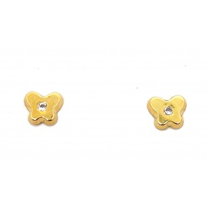 Pendientes Oro 18 KILATES Mariposa