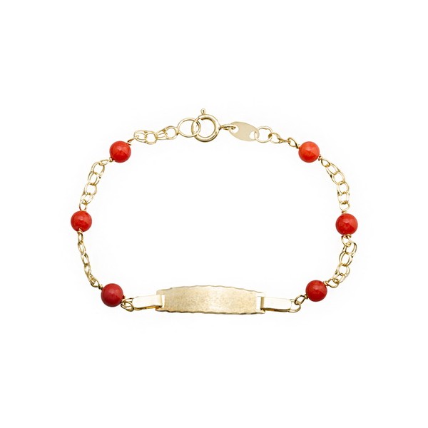 Pulsera de Oro de 18 Kilates Corales