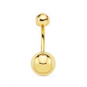 Piercing de Oro 18 Kilates para Ombligo