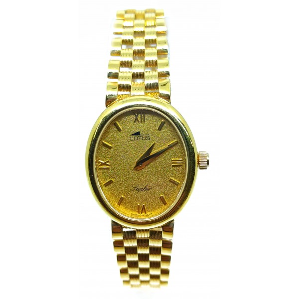 Reloj de Oro de 18 Kilates Lotus Mujer