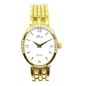 Reloj de Oro de 18 Kilates Lotus Mujer