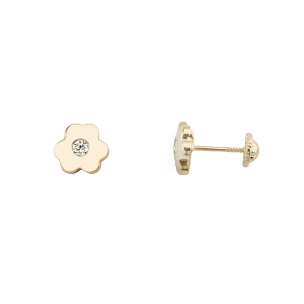 Pendientes Oro 18 Kilates Trebol