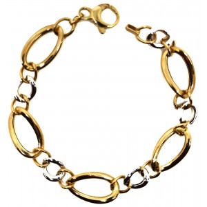 Pulsera Oro 18 KILATES Bicolor