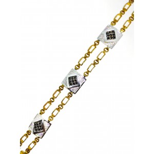 Pulsera de Oro 18 KILATES Bicolor