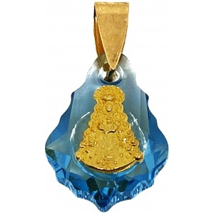 Colgante Oro 18 KILATES Virgen Del Rocio
