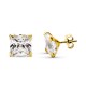 Pendientes Oro de 18 Kilates Circonita
