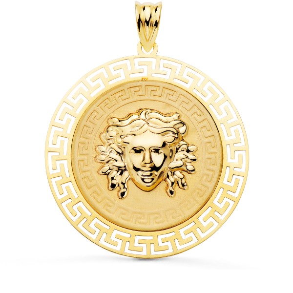 Colgante de Oro de  18 Kilates Medusa