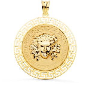 Colgante de Oro de  18 Kilates Medusa