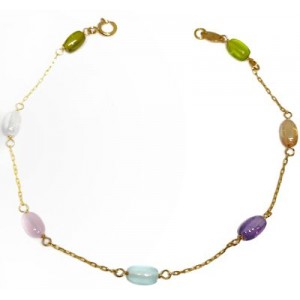 Pulsera Oro Tutti Frutti Ovales