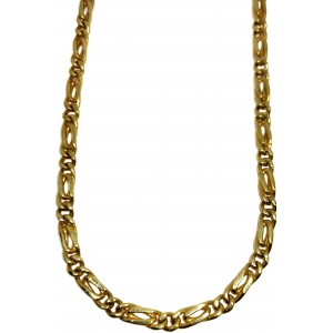 Collar de Oro 18 Kilates Eslabones 1 x 1