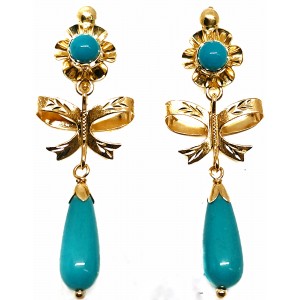 Pendientes Oro de 18 Kilates Chupones