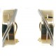 Pendientes Oro de 18 Kilates  Bicolor