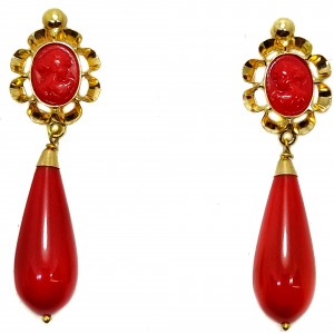 Pendientes Oro 18 Kilates con Chupones