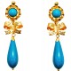 Pendientes Oro 18 Kilates Mantilla Lazo