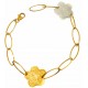 Pulsera Oro 18 Kilates Bicolor