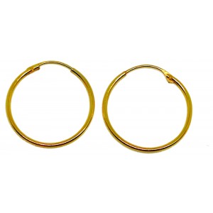 Pendientes de Oro de 18 Kilates  Aros