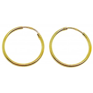 Pendientes de Oro de 18 Kilates  Aros