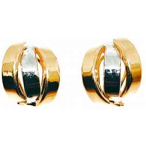 Pendientes de Oro 18 KILATES Bicolor