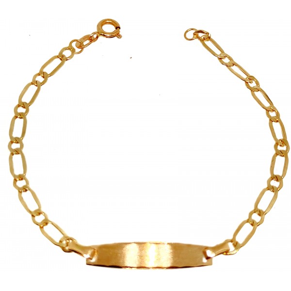 Pulsera de Oro 18 Kilates Esclava Niño/ Niña