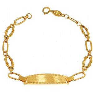 Pulsera de Oro de 18 Kilates Esclava Niño/ Niña