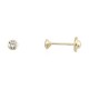 Pendientes de Oro 18 Kilates con Circonita