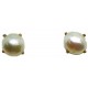 Pendientes Oro Garras Perla 8 mm Cultivada