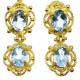 Pendientes Oro de 18 Kilates Celestes