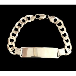 Pulsera Esclava Hombre de Plata de Primera Ley