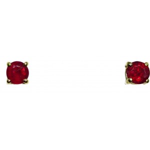 Pendientes de Oro 18 Kilates Piedra Fina