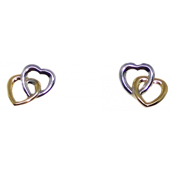 Pendientes de Oro 18 Kilates Corazones