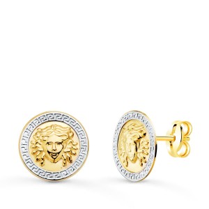 Pendientes de Oro 18 Kilates Medusa
