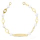 Pulsera de Oro 18 Kilates  con Perlas