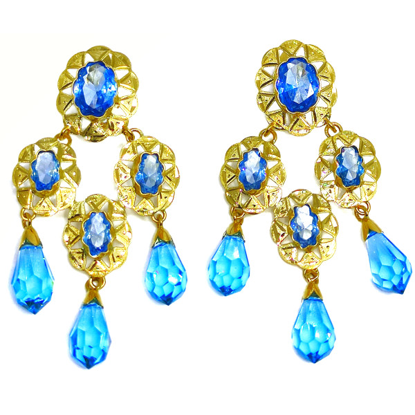 Pendientes de Oro 18 K Cubanas Celestes