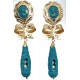 Pendientes Oro de 18 Kilates Mantilla Alhambra