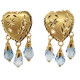 Pendientes Oro de 18 Kilates Corazón