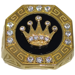 Sortija Oro de 18 Kilates con Corona