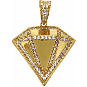 Colgante Oro de 18 Kilates Diamante