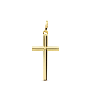 Cruz  de Oro 18 Kilates Lisa