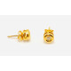 Pendientes de Oro Amarillo de 18 Kilates y Diamantes