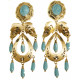 Pendientes Oro de 18 Kilates Mantilla